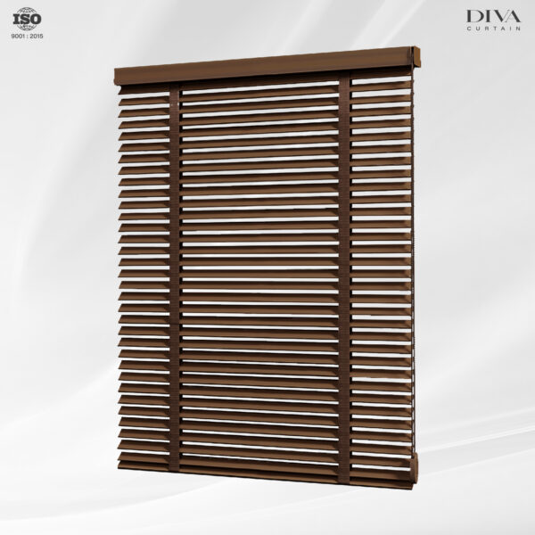 FAUXWOOD BLIND มู่ลี่โฟวูด-Special walnut
