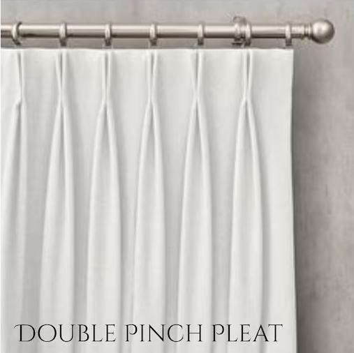 จีบคู่ หรือสองจีบ (Double Pleated Curtains)